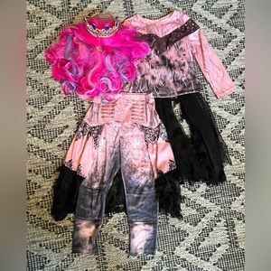 Disney Descendants 3 Audrey 3pc Deluxe costume + wig + crown for kids
